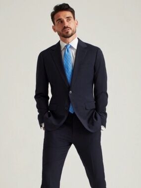 Bonobos Men’s Slim Italian Performance Suit Jacket Blazer - Mason (Navy) 36R